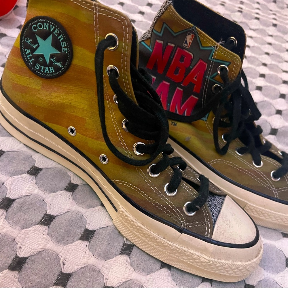 Converse Chuck 70 Hi NBA Jam Hardwood Floor Men Lifestyle Sneakers New Size 11